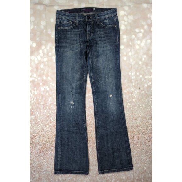 Vigoss Collection The Miami Bootcut Jeans Womens size 3/4 Light Distress - Picture 4 of 12